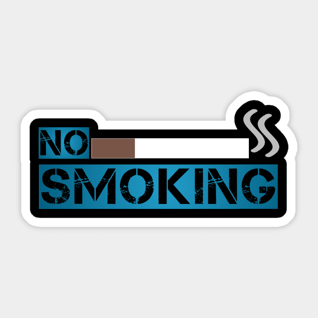 No Smoking Sticker by Menu.D